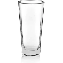 Crisa 8 Vaso City Cuadrado  Jaibolero Jaibol Highball  425ml Crisa