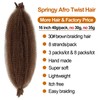 Springy Afro Twist Hair 16 Inch Cuban Twist Hair 30#