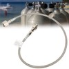 1m/3.3ft Silver Soda Hose W21.8-14 CO2 Cylinder Direct Adapter Hose