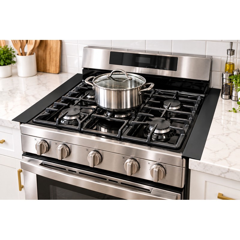 Silicone Stove Gap Covers for Kitchen – 2-Piece Heat-Resistant Gap