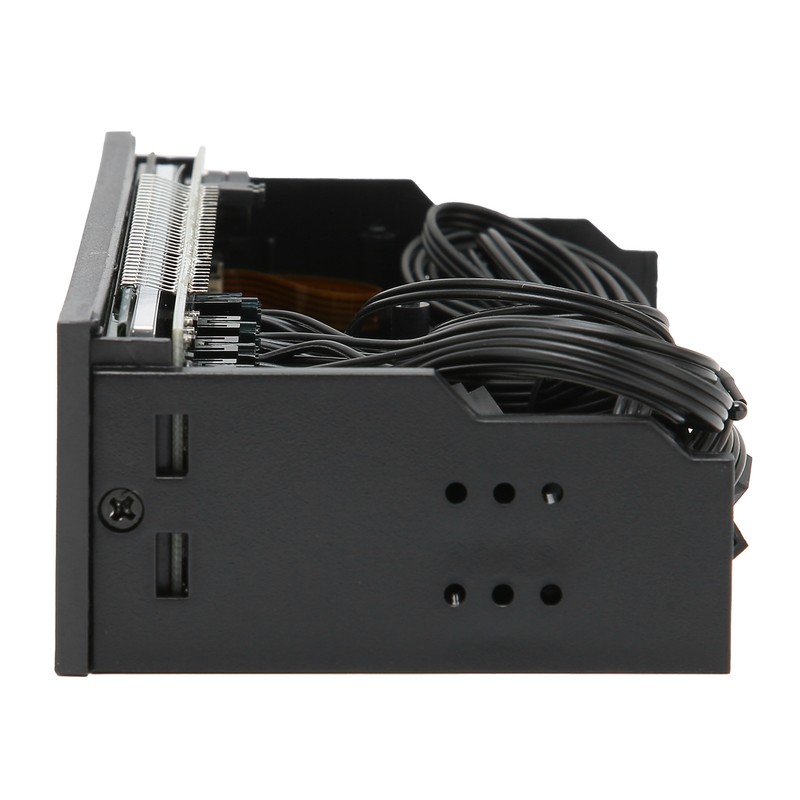 Computer Temp Monitor PVC Lens Panel Display 5 Sets Fan