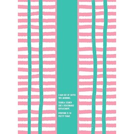 DRINKS ON ME Ran Out of Coffee Super Absorbent Cotton Dish Towel - Your Essential Kitchen Dish Towels, Perfectly Sized at 21 x 28 Inches for Ultimate Absorption and Convenience