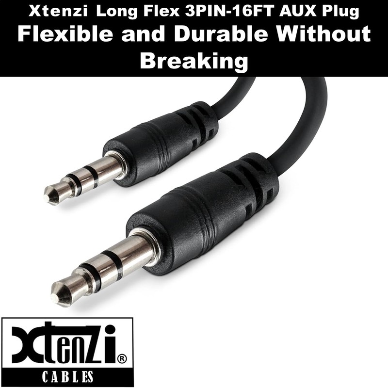 Xtenzi 3Pin Jack Flex Cable Wire Accessory for Bass Remote