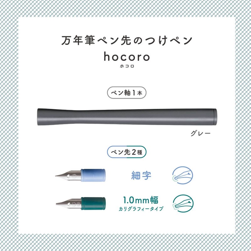 Sailor Fountain Pen Hocoro Double Gray Fine Point 1.0mm Wide