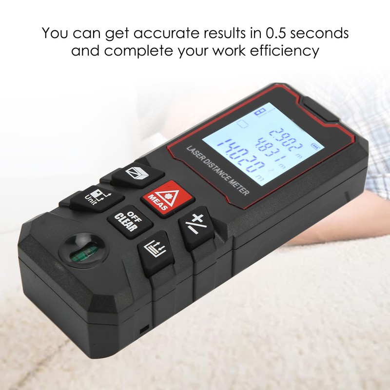 RICHMETERS Laser Distance Measure Meter ± 1.5 mm Accurate Laser