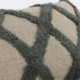 Kosas Home Evangeline 14x20 Transitional Fabric Throw Pillow in Forest Green