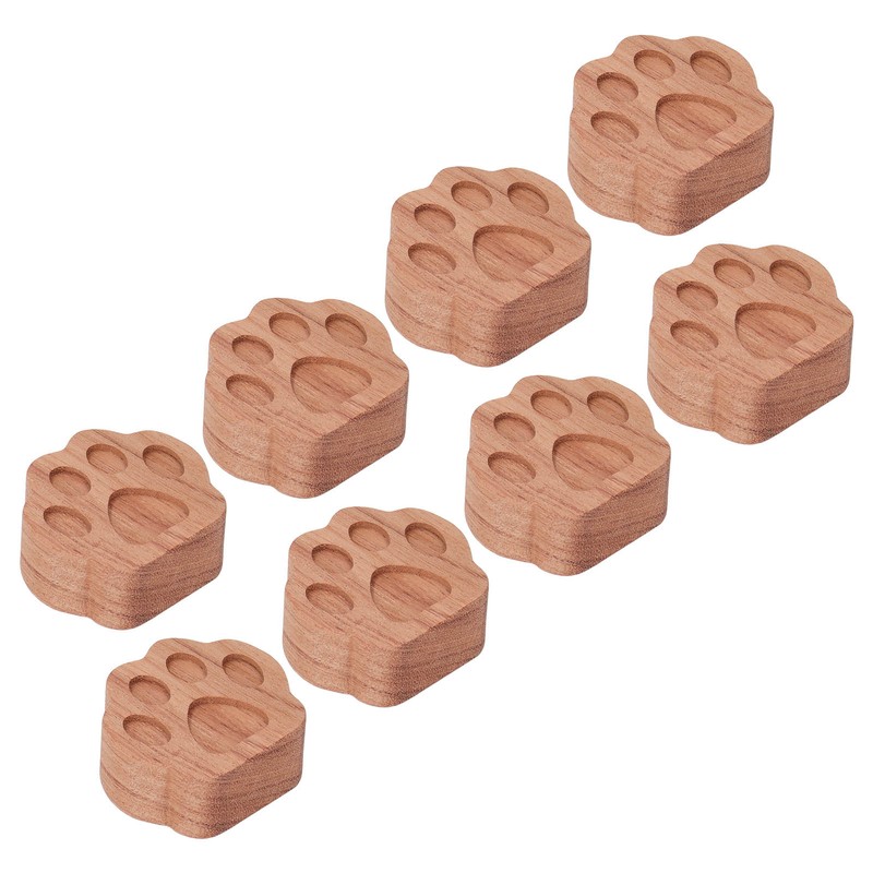 8pcs Essential Oil Car Diffuser Cat Paw Shape Simple Compact