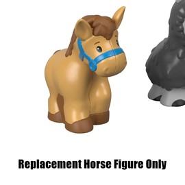 Replacement Part for Fisher-Price Little People Farm Animal Friends Playset - GFL21 ~ Replacement Light Brown Horse Figure