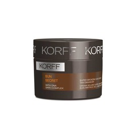 Korff Korff Sun Secret Super Tan Sun Cream for Face and Body Sublimation Tanning Cream DNA Formula Safe Complex Formula Soft Texture 150ml - 220g
