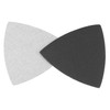 sourcing map Triangular Sandpaper Hook and Loop Triangle Sanding Pad