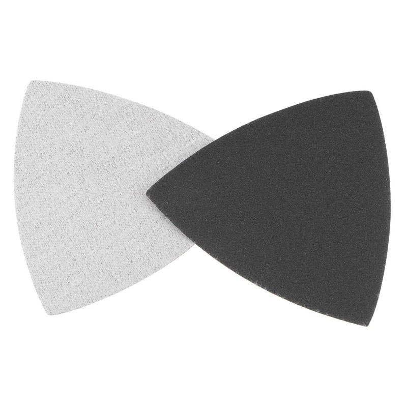 sourcing map Triangular Sandpaper Hook and Loop Triangle Sanding Pad