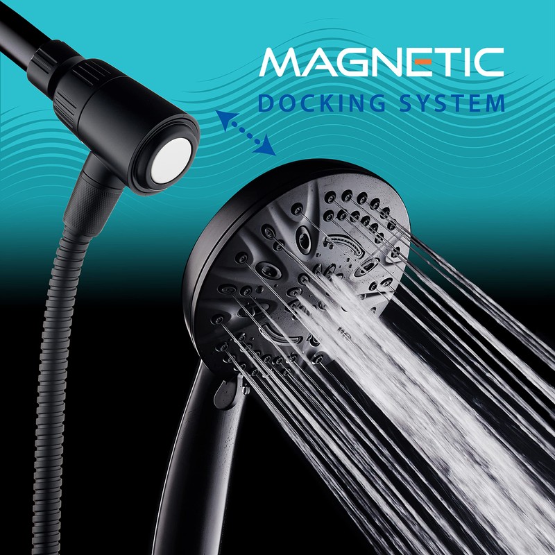 AquaDance New Magnetic Guidance Docking System - High-Pressure 8-setting Handheld