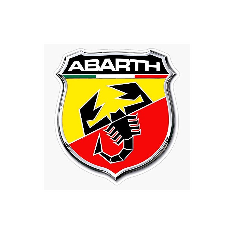 Abarth Team Waterproof Vinyl Window Bumper Sticker Decal 5"