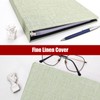 Vienrose 3 Ring Binder 1 Inch Round Rings with Linen