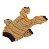 Striped Dog Pajamas Soft Stretchy Warm 4 Legged Puppy Jumpsuit