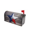 Dujiea Wood Texas Flag Star Mailbox Cover Mailbox Wraps, Waterproof