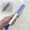 Portable Self-Cleaning Hair Brush Comb 5ea