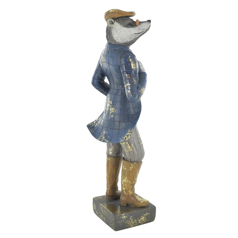 Fiesta Studios Badger Dapper Statue Vintage Clothing, Wind In The