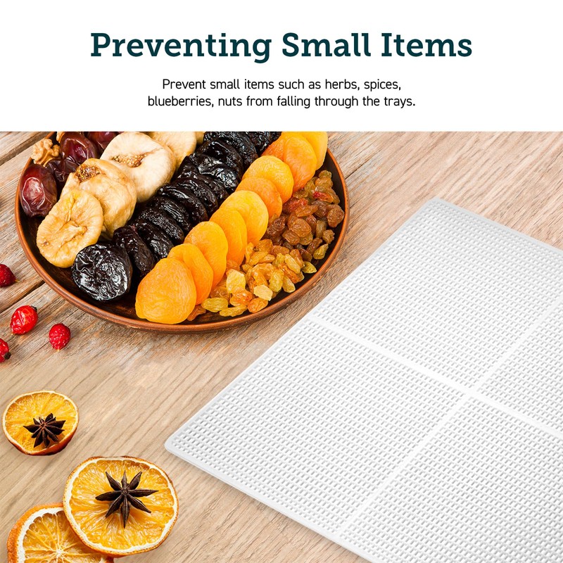 COSORI Food Dehydrator Accessories, Plastic Mesh Screens for 10 Tray