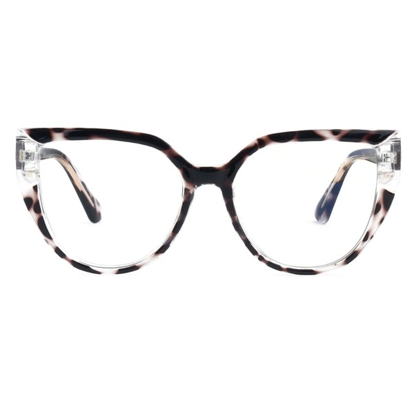 Zeelool Stylish Oversized Cat Eye with Clear Lens for Women