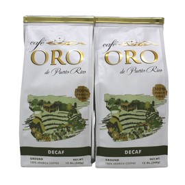 ORO COFFEE DECAF Ground 12 oz- Lot of 2