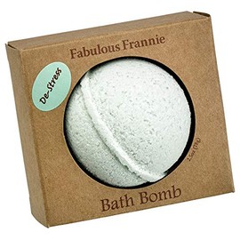 Fabulous Frannie De-Stress Natural, Handmade Bath Bomb Set, Rich in Essential Oil, Mineral Salt, Coconut Oil, Witch Hazel, Fizzies to Moisturize Skin 2.5 Ounce (Pack of 1)