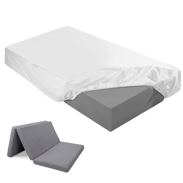 Breling Fitted Sheet (Sheet Only) Compatible with Milliard Trifold Mattress