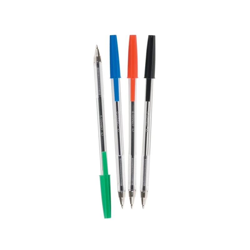 Q-Connect Ballpoint Pen Medium Red (Pack of 20) KF34044