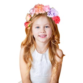 Flower Headband, Flower Girl Hair Accessories, Purple Hair Accessories, Flower Headbands for Women, Flower Crown