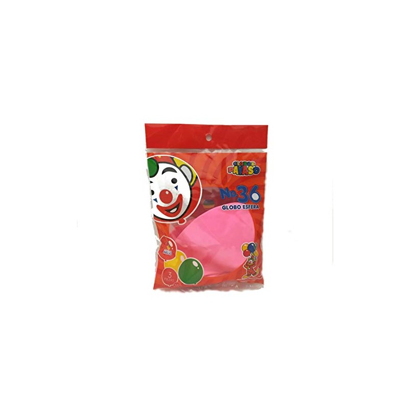 Dulcería La Feria Globo Latex 36 Pulgadas Rosa