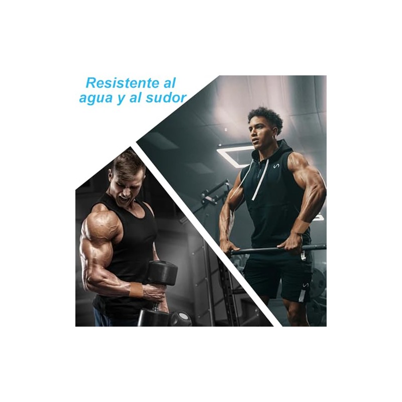 Vendaje Deportivo, Vendaje Elástico No Tejido, Vendaje Autoadhesivo, Suave, Transpirable,