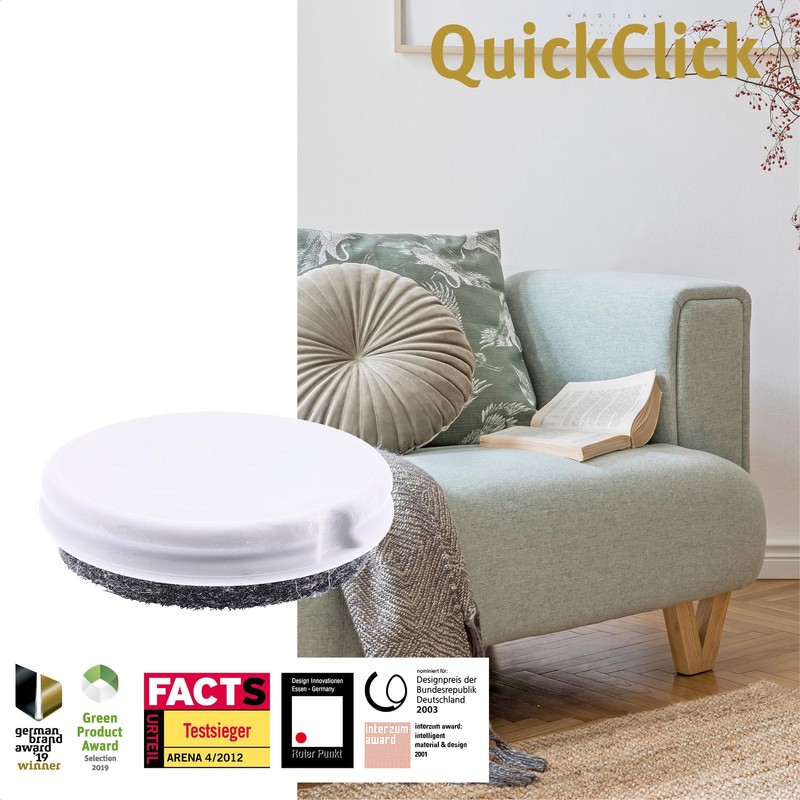 Wagner QuickClick® Furniture Gliders Chair Gliders Reversible Wool Felt +