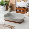 MALACASA Lasagne Dishes for Oven, 4.8 Qt Ceramic Oven Dish