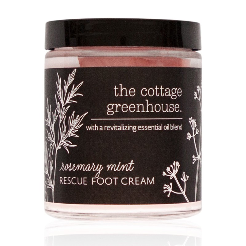 The Cottage Greenhouse Rosemary Mint Foot Cream | 6 oz
