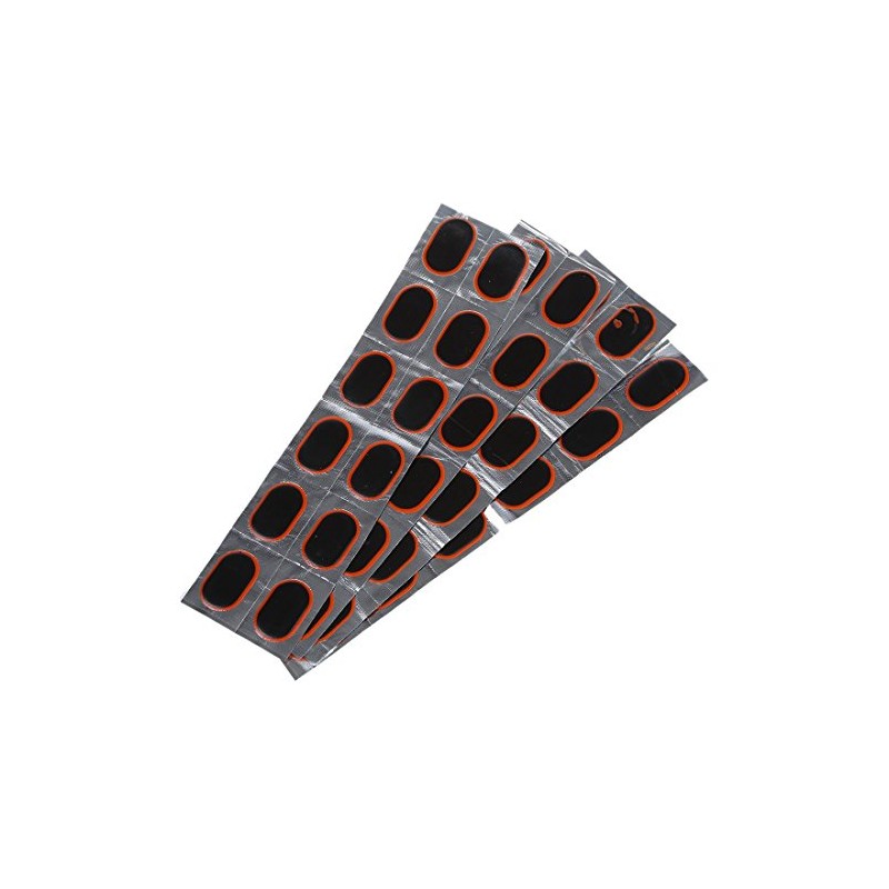 SODIAL(R) Motorcycle Bicycle Tire Rubber 48 Patches Repair Kit