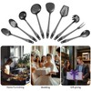 304 Stainless Steel Kitchen Utensil Set - 9pcs Cooking Utensils,