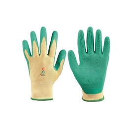 3Kamido Junior Work Gloves for Children JO-JO-4 Kids 5-7 and 8-11 Years, Protective Gloves, Children's Gardening Gloves, Work Garden Gloves (10 Pairs, 5-7 Years)