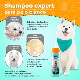 Fancy Pets Expert Shampoo para Perro con Pelo Blanco con 500 Mililítros                                                                               