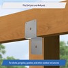 Galvanized Deck Joist Tie Plate, Z Bracket for 2x4 Cross