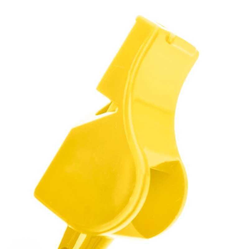 GOGO Safety Whistle with Breakaway Lanyard, Classic Plastic Whistle, Emergency