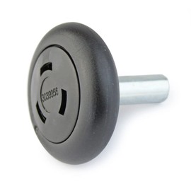 Hörmann 3039956 Black Roller (Lower with 40mm Axle, N/L/BL/Z/BZ Fittings for Smooth Garage Door Movement)