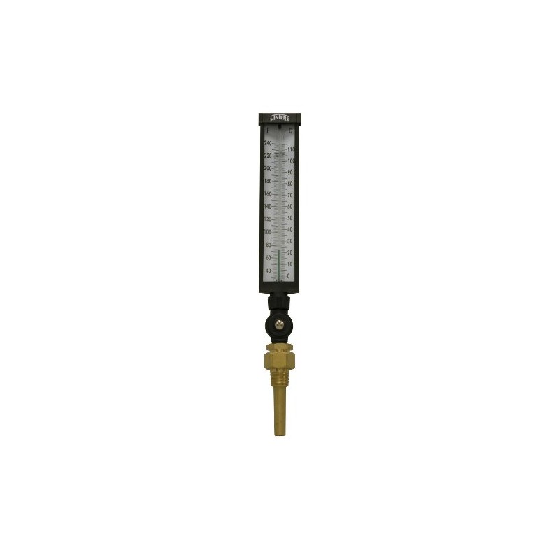 Winters TIM Series Dual Scale Valox Industrial 9IT Thermometer, 3-1/2"