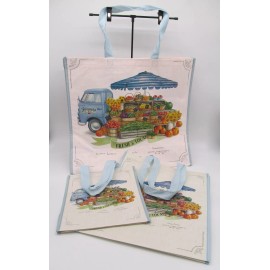 TJ Maxx VW Single Cab Transporter, Reusable Shopping Bags, Set of Three, TJ Maxx