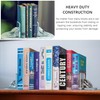 1 Pair Crystal Bookends with 80mm Clear Diamond, L Shaped