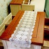 kilofly Handmade Crochet Lace Rectangular Table Runner 15 x 36