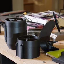 Polymaker Fiberon PPS-CF10 Filament Black 1.75mm 0.5kg, Extreme Heat Resistance - Fiberon Carbon Fiber Reinforced PPS 3D Printing Filament Ideal for Molding