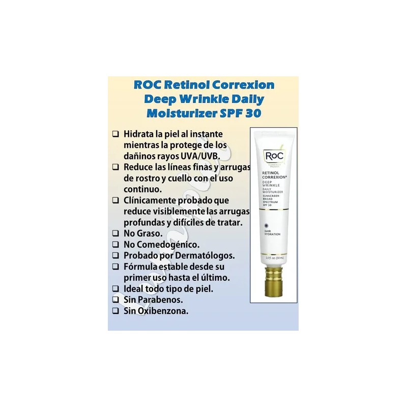 Roc Retinol Correxion Deep Wrinkle Crema Día Noche 2x30ml