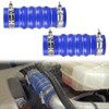 2PCS Silicone Upper Radiator Hoses with Clamps 2.5" ID Compatible