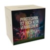 Pyrotechnik Stadium Wooden Money Box - No Crime Football Stadium
