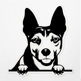 Decal Stickers of Rat Terrier Premium Indoor (No Waterproof) Vinyl Decal Stickers for Laptop Phone Accessory Helmet Car Window Mug Tuber Cup Door Wall Decoration ANDVER3f94081BL